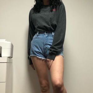 Authentic Vintage High Waist Mom Jean Shorts